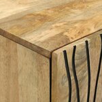 vidaXL Buffet Marron 60 x 33 x 75 cm bois de manguier massif
