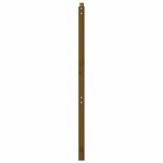 vidaXL Tête de lit Marron miel 206x4x100 cm Bois massif de pin