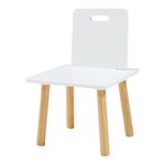 Ensemble de bureau et chaise pour enfants naturel blanc 03_0009409