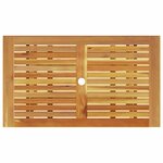 vidaXL Ensemble de salle à manger pour jardin 7 Pièces Marron