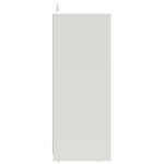 vidaXL Bureau avec rangement ouvert et tableau noir ROROS Blanc