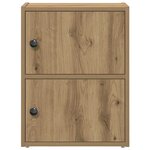 vidaXL Bibliothèque chêne artisanal 40x24x52 cm bois d'ingénierie