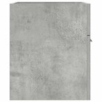vidaXL Armoire de lavabo de salle de bain gris béton 41x38 5x46 cm