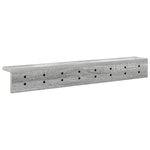 vidaXL Porte-manteau mural Sonoma gris 80 x 10.5 x 10.5 cm