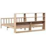 vidaXL Lit bibliothèque sans matelas 180x200 cm bois massif de pin