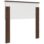 vidaXL Tête de lit Chêne brun 90 cm Bois d'ingénierie