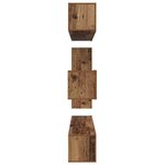 vidaXL Ensemble meuble TV 8 Pièces Bois ancien 30 5 x 30 x 90 cm