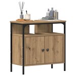 vidaXL Armoire lavabo de salle de bain chêne artisanal 60x30x60 cm