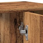 vidaXL Armoire de salle de bain vieux bois 60x32x53 5 cm