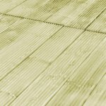 vidaXL Planche de terrasse 8 Pièces Imprégné vert 1 16 m²