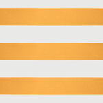 vidaXL Auvent rétractable jaune et blanc 3 5x2 5 m tissu et aluminium