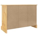 vidaXL Buffet Corona marron 112x44x78 cm bois massif pin mexicain