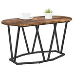 vidaXL Table basse Chêne fumé 80 x 40 x 40.5 cm
