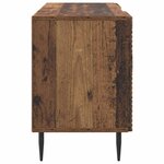 vidaXL Meuble TV Bois ancien 102 x 34 5 x 50 cm Bois d'ingénierie