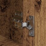 vidaXL Cabinet de chevet 2 Pièces Vieux bois Bois d'ingénierie