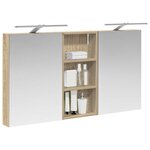 vidaXL Ensemble de Meubles de Salle de Bain 3 Pièces 110 x 10 5 x 60 5 cm