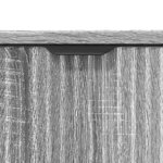 vidaXL Meuble de Lavabo de Salle de Bain avec stockage Sonoma gris