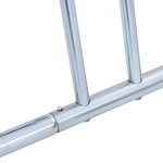vidaXL Support de vélo au sol autoportant pour 6 vélos acier galvanisé