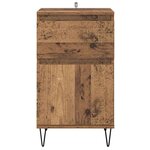 vidaXL Buffet Bois ancien 35 x 40 x 70 cm Bois d'ingénierie
