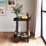 Desserte en acier 2 plateaux  bellwood