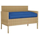 vidaXL Coussin Bleu royal 120 x 60 x 12 cm Tissu Oxford