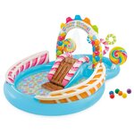 Intex 57149NP - Piscine enfant de jeux aquatiques Candy Zone