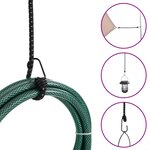 vidaXL Cordes élastiques avec bandes réfléchissantes et crochets 50Pièces