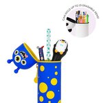 Legami KA0020 - Trousse en Silicone Souple 2-en-1 - Kawaii