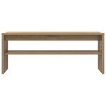 vidaXL Meuble TV Chêne artisanal 100 x 30 x 40 cm Bois d'ingénierie