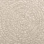 vidaXL Tapis ZIZUR crème Ø 160cm aspect de jute intérieur et extérieur