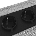 vidaXL Cabinet de chevet Gris Sonoma 41 x 31 x 76 cm Bois d'ingénierie