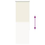 vidaXL Store enrouleur occultant blanc cassé largeur du tissu 55 7 cm