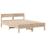 vidaXL Cadre de lit sans matelas 140x200 cm bois massif de pin