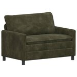 vidaXL Ensemble de Canapés 2 Pièces Vert Polyester