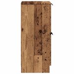 vidaXL Buffet vieux bois 30x30x70 cm bois d'ingénierie
