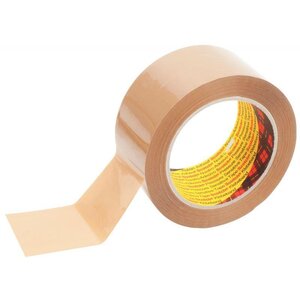 Lot de 6 rouleaux adhésifs en polypropylène havane 50 mm x 100 m