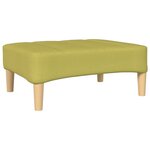 vidaXL Repose-pied Vert 78x56x32 cm Tissu