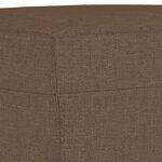 vidaXL Repose-pied Marron 60x50x41 cm Tissu