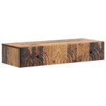 vidaXL Table d'appoint murale Bois ancien 87 5 x 34 5 x 17 cm