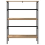 vidaXL Étagère Chêne artisanal 60 x 29 5 x 81 cm Bois d'ingénierie