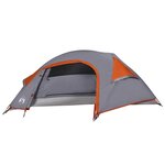 vidaXL Tente de camping à dôme 1 personne orange imperméable