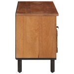 vidaXL Meuble TV avec tiroir Finition Acacia Brun 100 x 33 x 46 cm