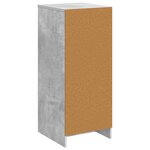 vidaXL Armoire de salle de bain Gris béton 35 x 36 5 x 85 cm