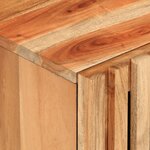 vidaXL Tables de chevet 2 Pièces 40x34x46 cm bois d'acacia massif