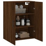 vidaXL Armoire murale chêne marron 69 5x34x90 cm