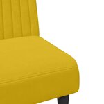 vidaXL Ensemble de canapés 2 Pièces jaune velours