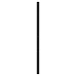 vidaXL Tête de lit métal noir 120 cm