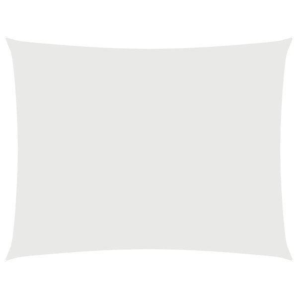 vidaXL Voile de parasol tissu oxford rectangulaire 3x6 m blanc