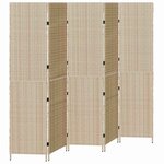 vidaXL Paravent Beige 242 x 180 cm. polyrotin