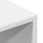 vidaXL Meuble TV Blanc 100 x 40 x 40 cm Aggloméré
